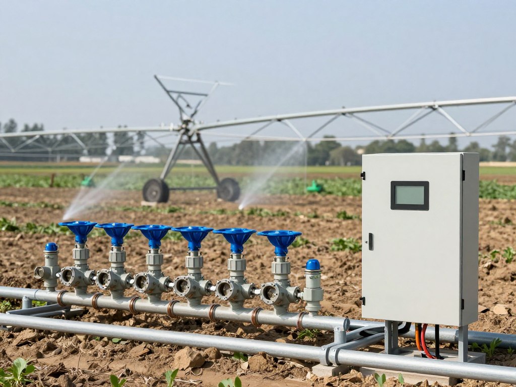 système irrigation agricole avec électrovannes programmables système irrigation agricole avec électrovannes programmables