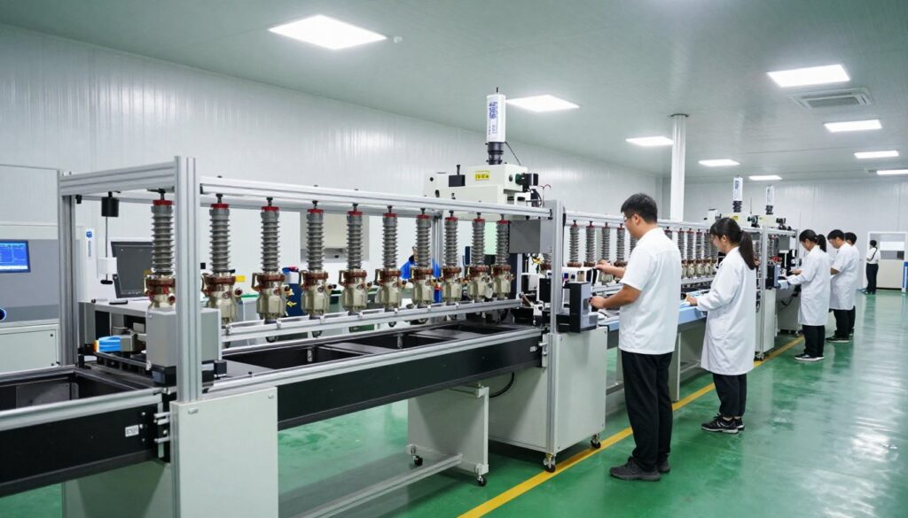 usine MAIKONG Shenzhen ligne de production électrovannes usine MAIKONG Shenzhen ligne de production électrovannes