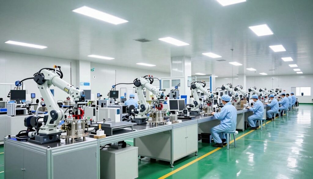 usine fabrication électrovannes MAIKONG Shenzhen Chine production industrielle