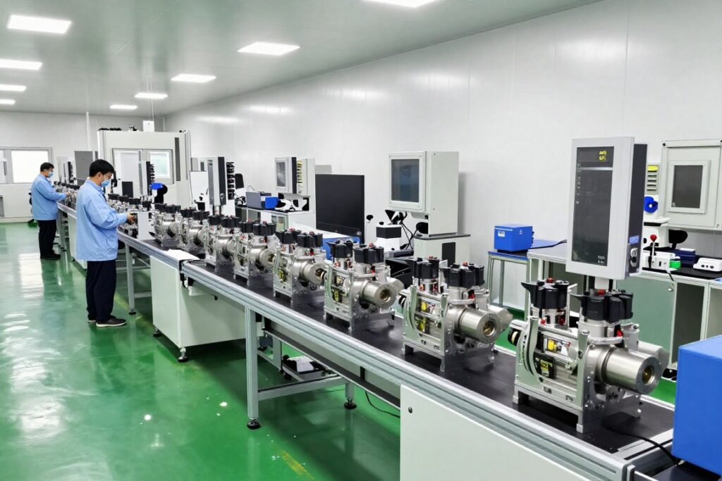 usine production maikong électrovanne automobile shenzhen