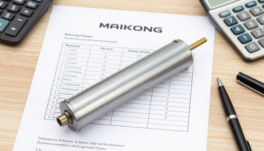 Document commercial devis MAIKONG bobines électrovannes France